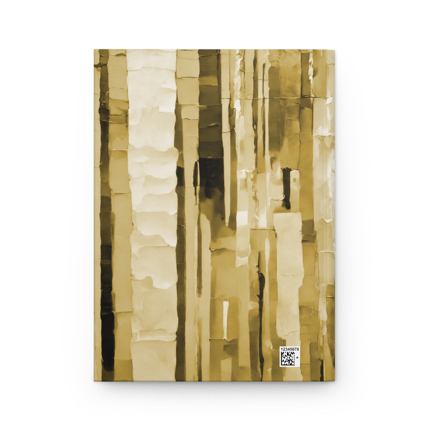 Striped Light Brown 5.75" x 8" Hardcover Journal Matte with 150 lined pages
