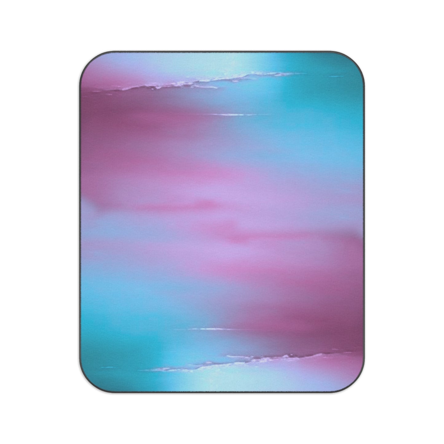 Wine Sea Blue Fog Purple Fog 61" × 51" Picnic Blanket