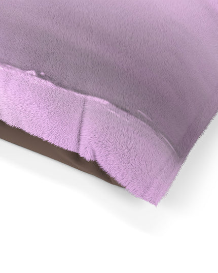 Dark Pink Sea Amethyst Fog 50" × 40" Pet Bed