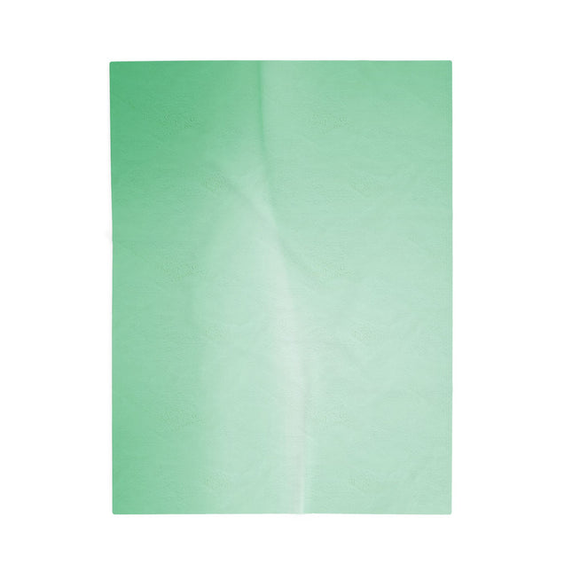 Mint Fade Velveteen Plush Blanket, 30" x 40"