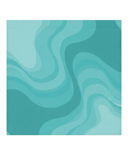 Tif Green Wavey 13" x 13" Face Towel