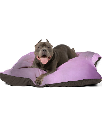 Dark Pink Sea Amethyst Fog 50" × 40" Pet Bed