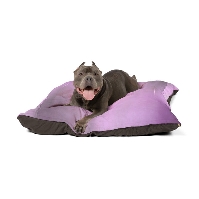 Dark Pink Sea Amethyst Fog 50" × 40" Pet Bed