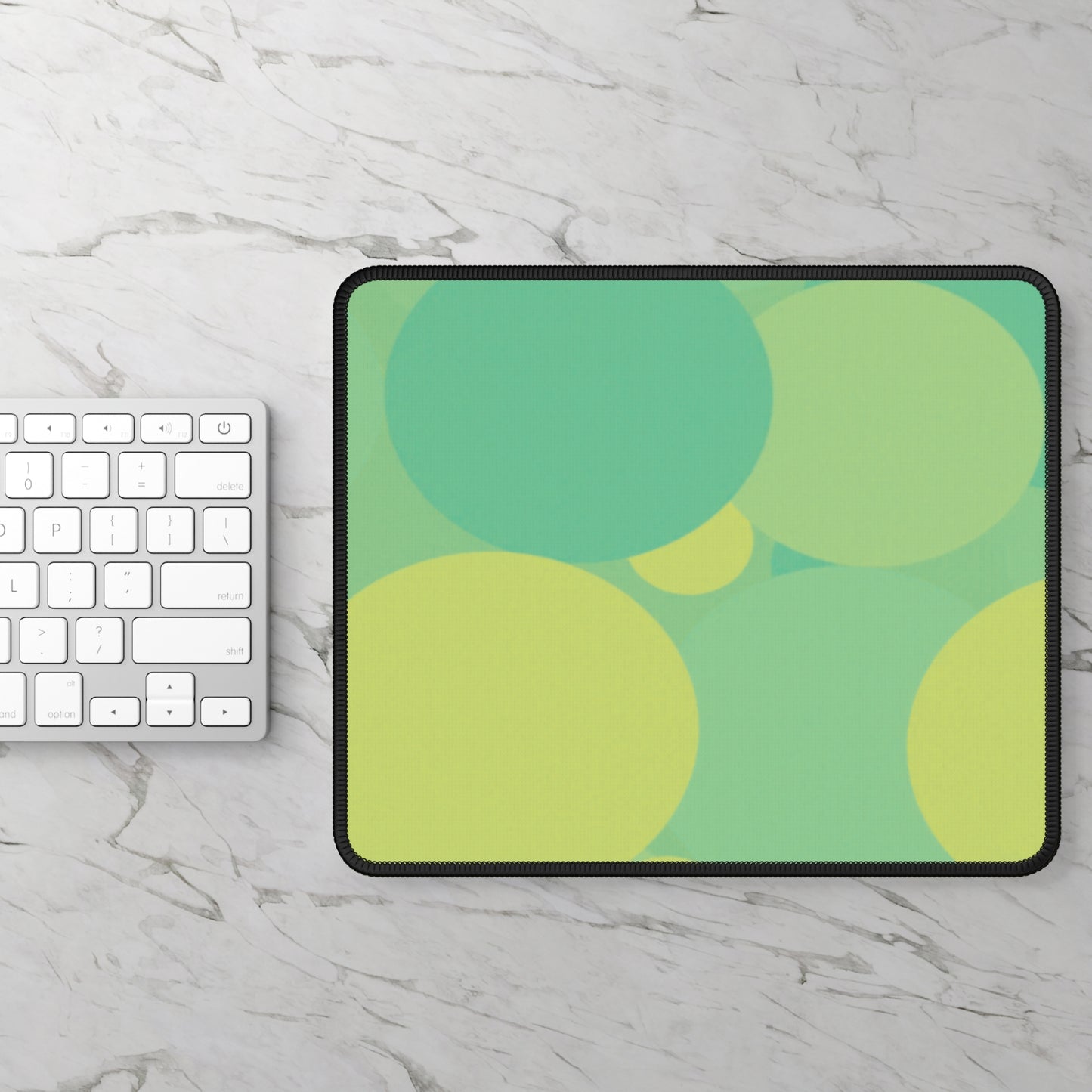 Pastel Green Patches 9" x 7" Gaming Mouse Pad