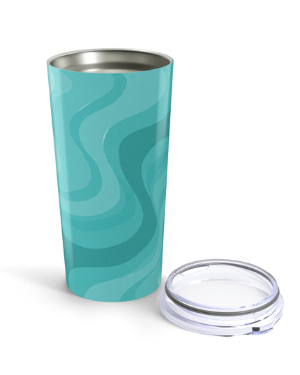 Tif Green Wavey Tumbler 20oz