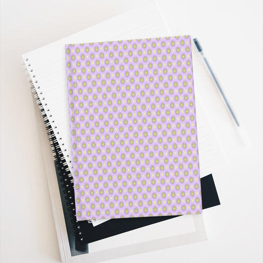 Magenta Star-crossed Bodies Journal - 128 Blank pages, 5" x 7"