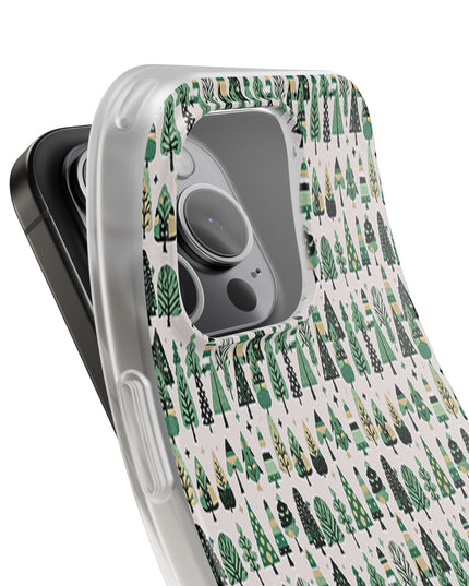 Mini Vintage Green Trees Iphone 15 Pro Flexi Case