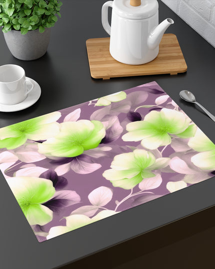 Lime Lavender Floral Bunch Placemat, 1 pc