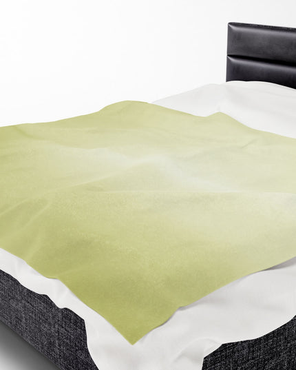 Lemon Fade Velveteen Plush Blanket, 60" x 80"
