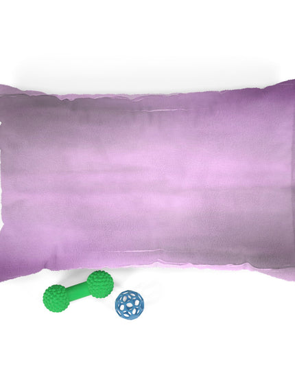 Dark Pink Sea Amethyst Fog 28" × 18" Pet Bed