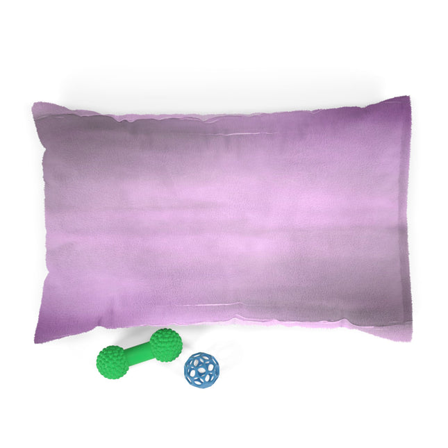 Dark Pink Sea Amethyst Fog 28" × 18" Pet Bed