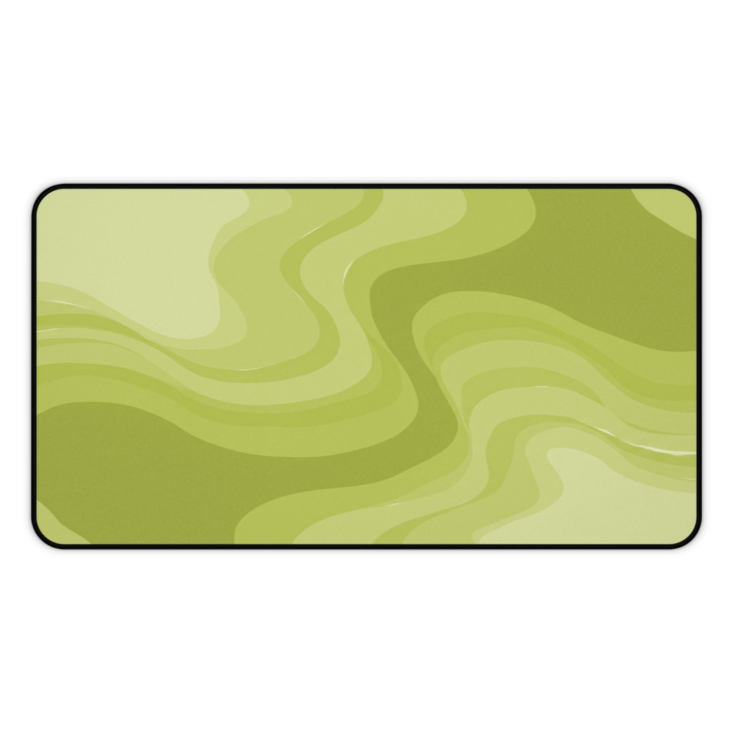 Lemon Wavey 12" x 22" Desk Mat
