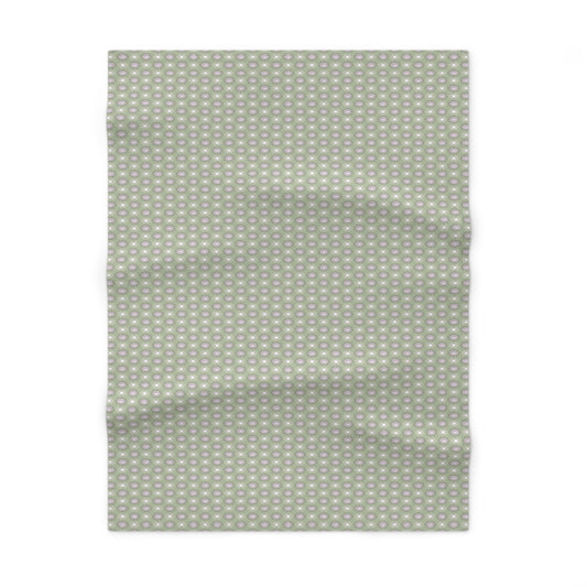 Olive Star-crossed Bodies Soft Fleece Baby Blanket, 30" x 40"