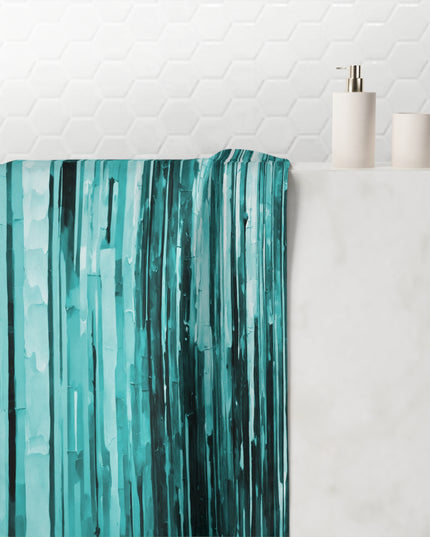 Striped Tif 30" x 60" Mink-Cotton Towel (50% polyester, 50% cotton)