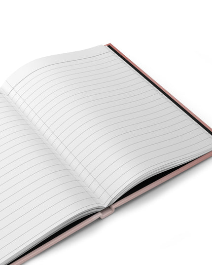 Rose Red Fade 5.75" x 8" Hardcover Journal Matte with 150 lined pages