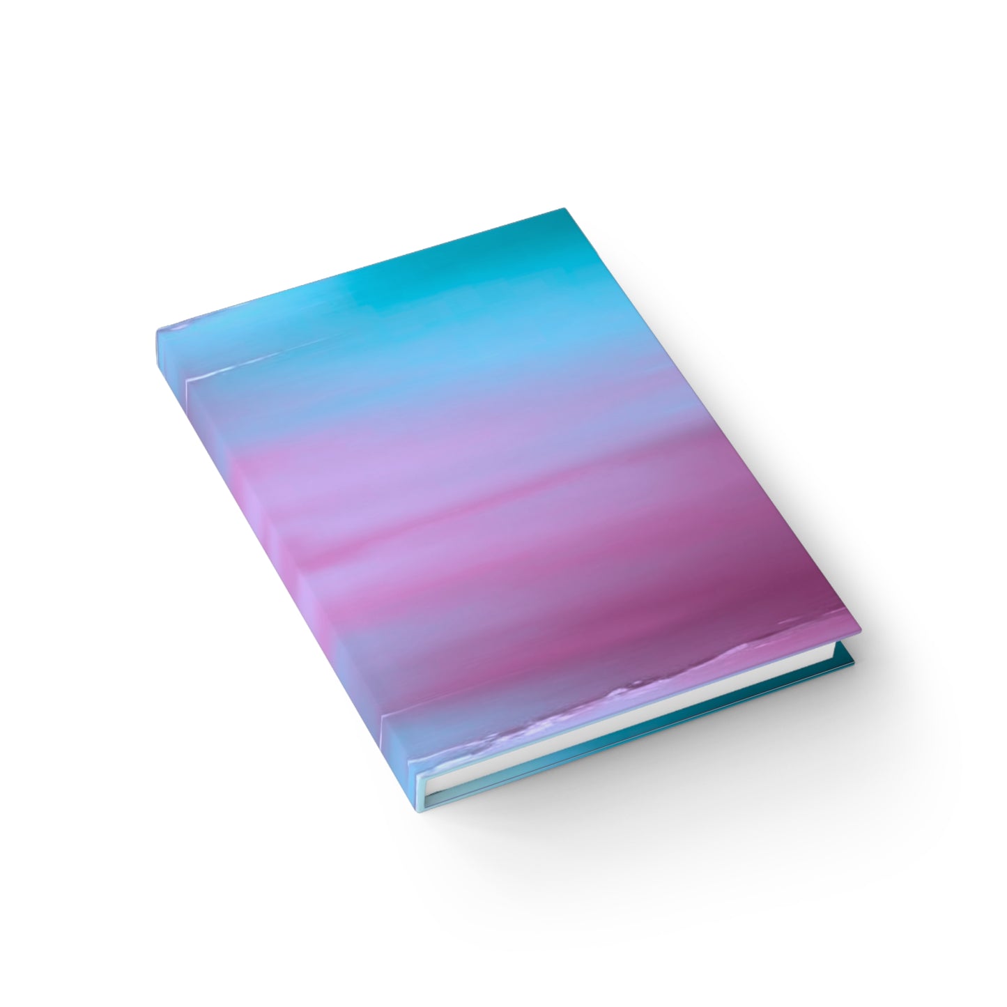 Wine Sea Blue Fog 5" x 7" Journal - 128 Ruled Line pages