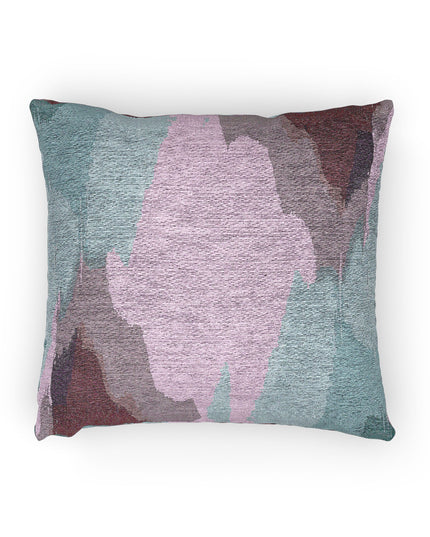 Wine Sea Blue Fog Woven Pillow, 17" x 18"