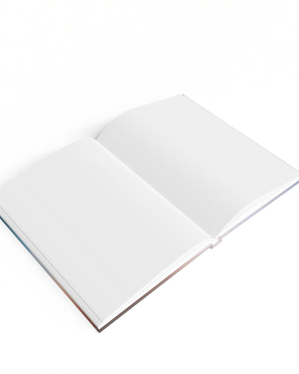 Blue Sea Peach Fog 5" x 7" Journal - 128 Blank pages