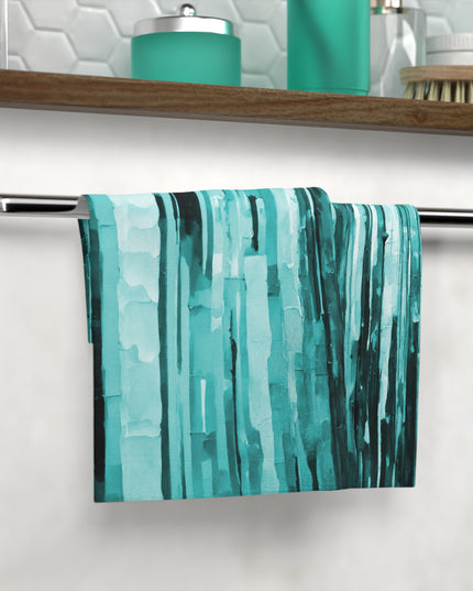 Striped Tif Face Towel, 13" x 13"