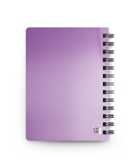 Soft Lavender Fade Spiral Bound Journal, 5" x 7" 150 pages