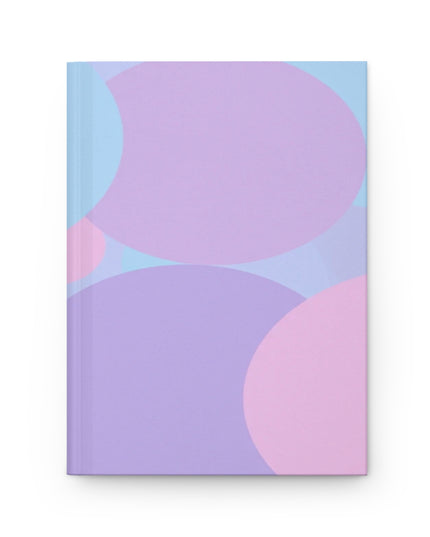 Pastel Purple and Mauve Patches 5.75" x 8" Hardcover Journal Matte with 150 lined pages