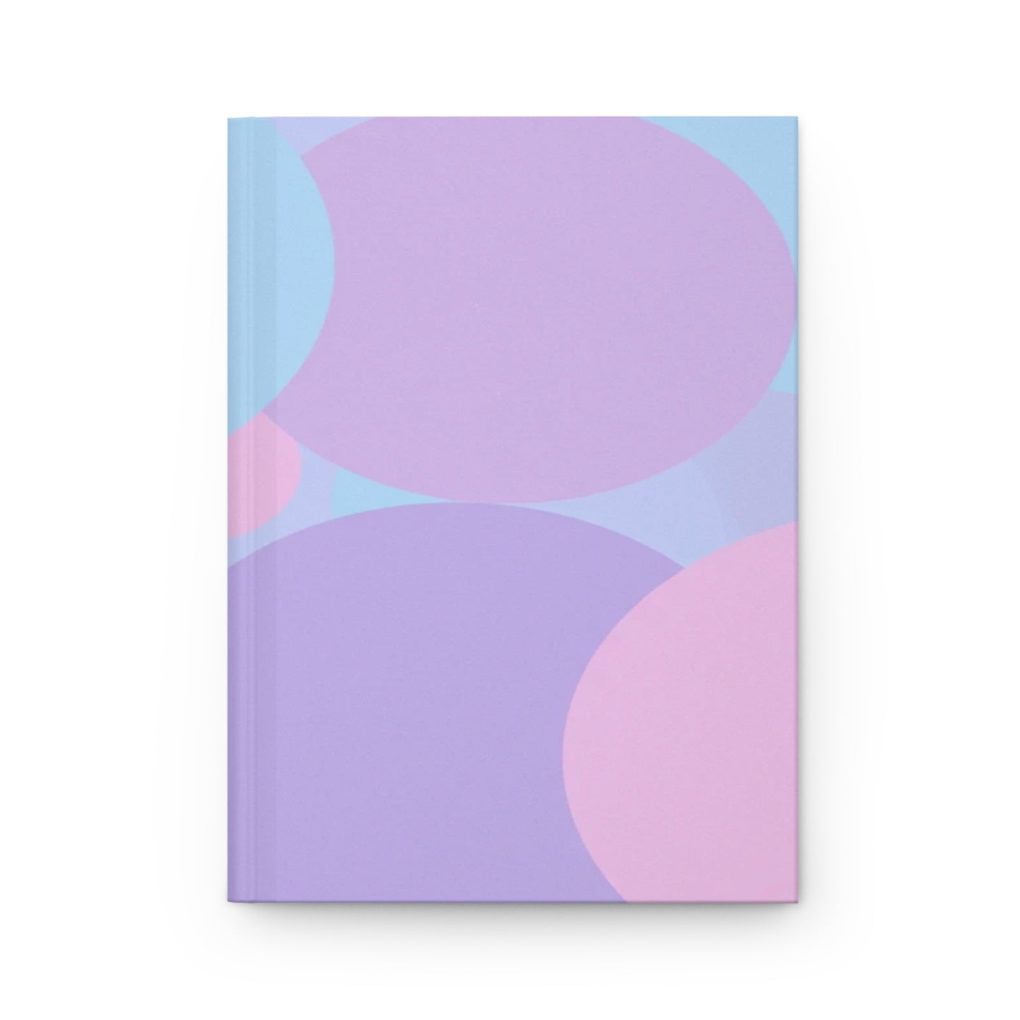 Pastel Purple and Mauve Patches 5.75" x 8" Hardcover Journal Matte with 150 lined pages