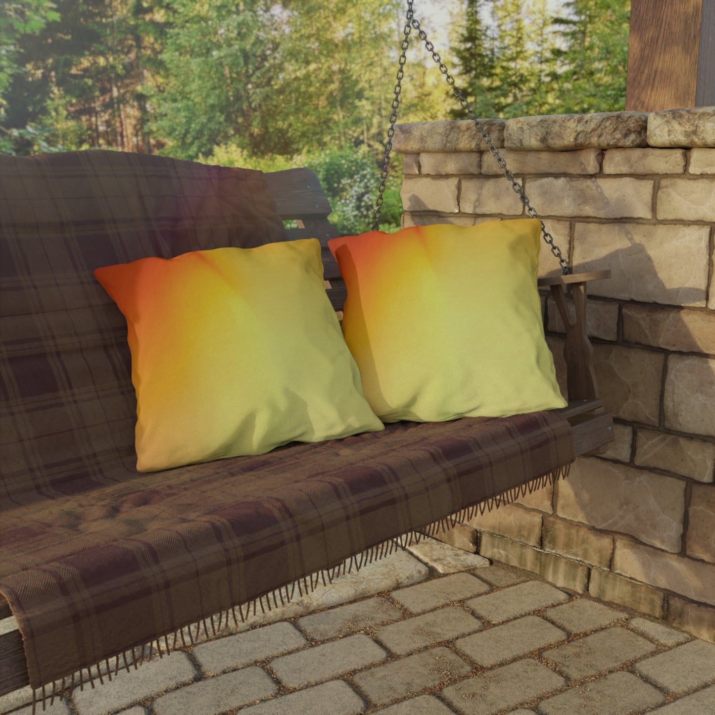 Phoenix Fade 20" x 20" Outdoor Pillow