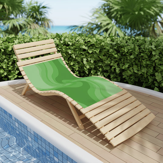 Greenie Meanie Wavey Beach Towel, 24" x 44"