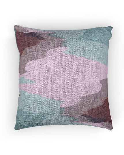 Wine Sea Blue Fog Woven Pillow, 17" x 18"