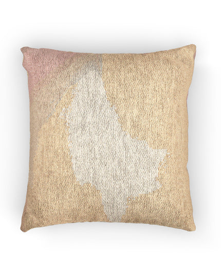 Hot Peach Fade Woven Pillow, 17" x 18"
