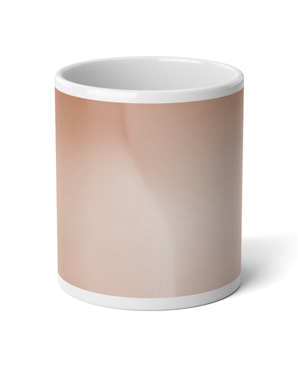 Soft Fade 20 oz White Glossy Jumbo Mug
