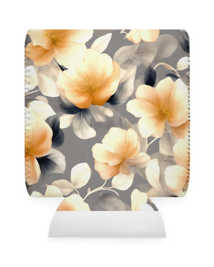 Soft Blossom Floral Bunch 12 oz Can Cooler Sleeve