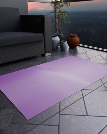 Soft Lavender Fade Outdoor Rug, 36" x 60"
