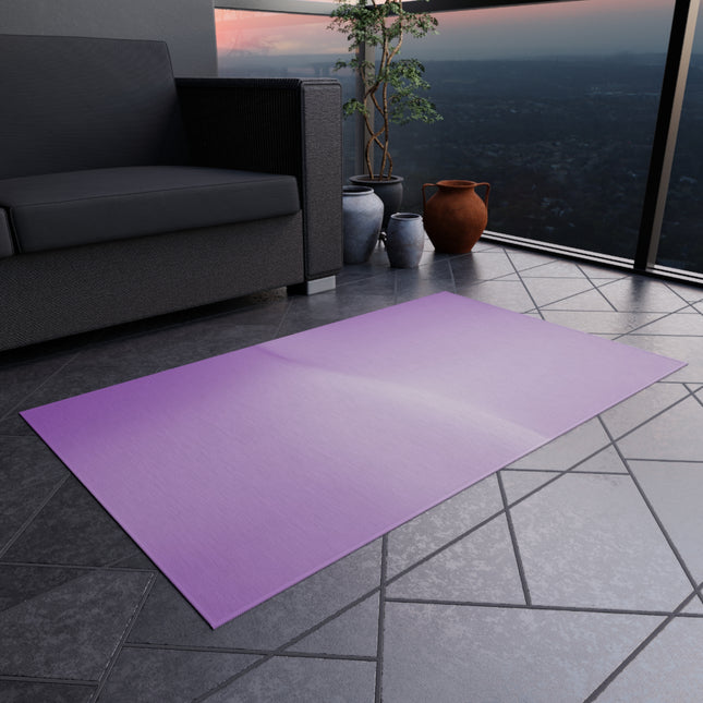 Soft Lavender Fade Outdoor Rug, 36" x 60"