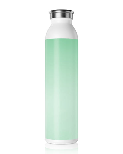Mint Fade Slim Water Bottle, 20 oz White