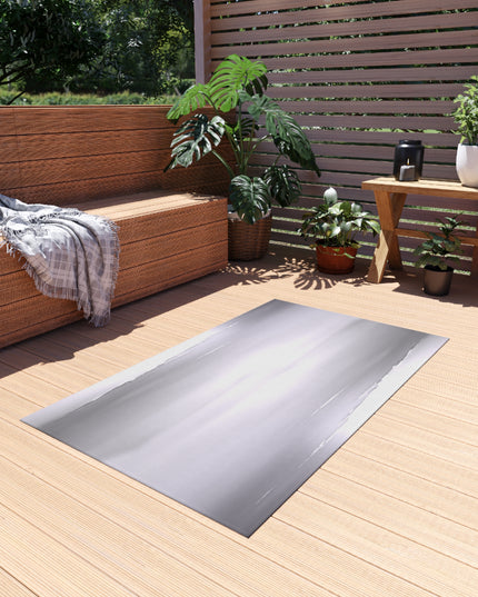 Sephia Sea Dark Fog Outdoor Rug, 36" x 60"