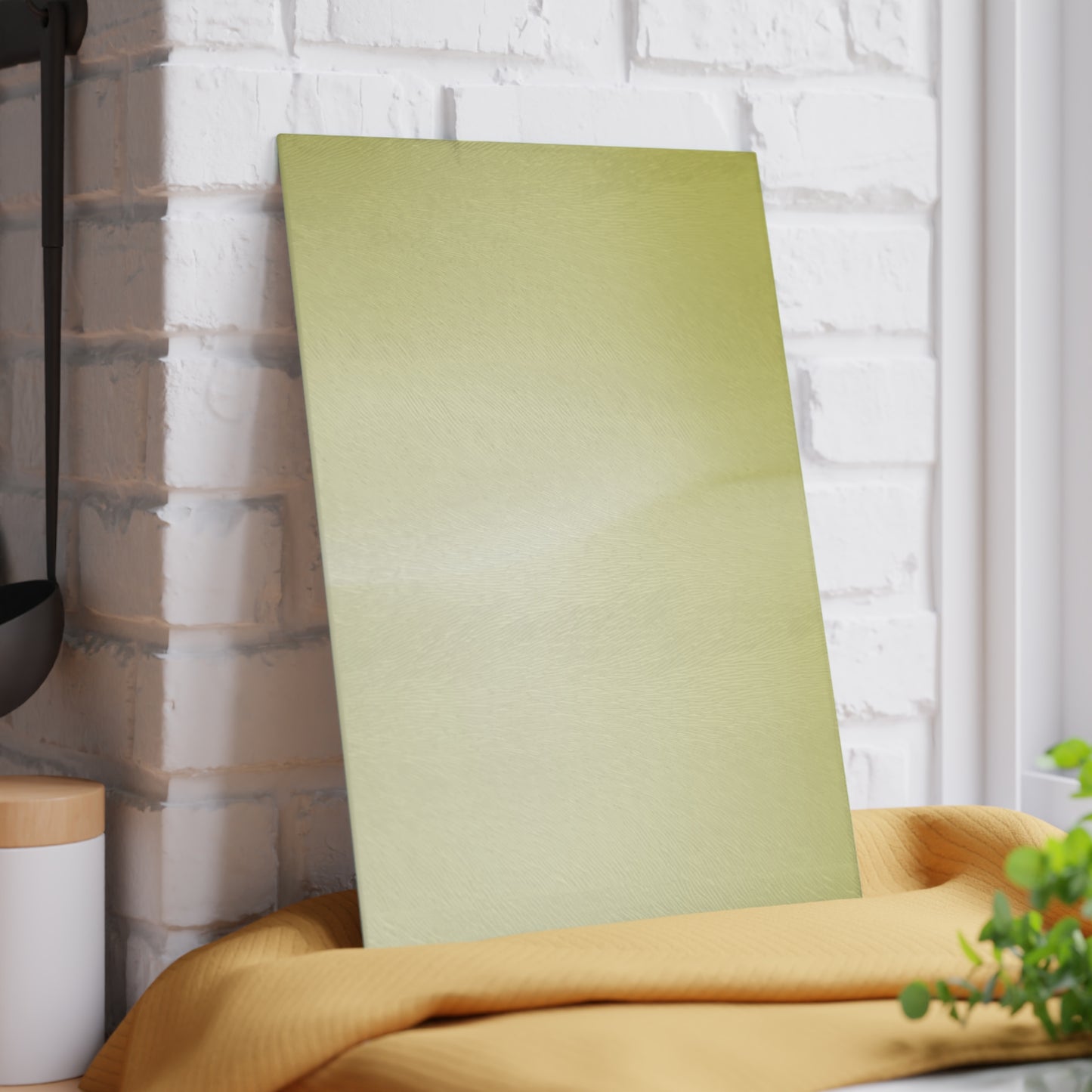 Lemon Fade 8" x 11" Glass Cutting Board
