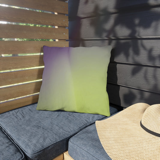 Purple Golden Fade 16" x 16" Outdoor Pillow
