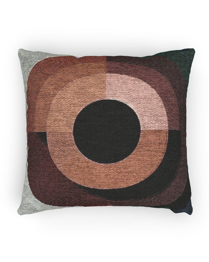Garnet Eyepiece Woven Pillow, 17" x 18"