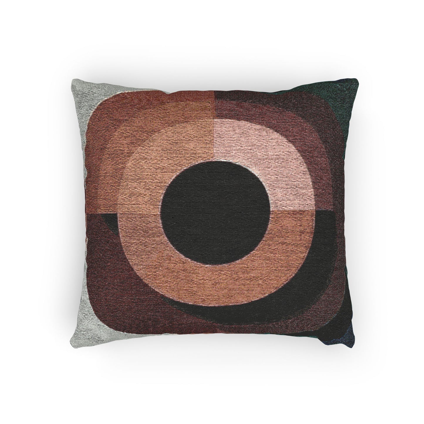 Garnet Eyepiece Woven Pillow, 17" x 18"