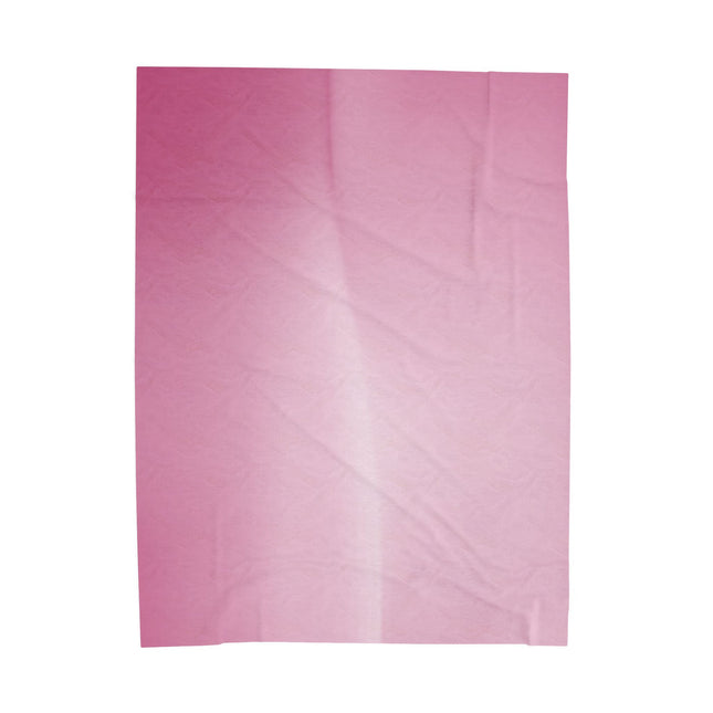 Pink Blush Fade Velveteen Plush Blanket, 60" x 80"