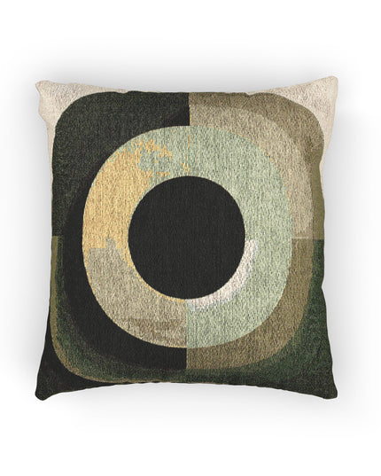 Lemongrass Eyepiece Woven Pillow, 17" x 18"