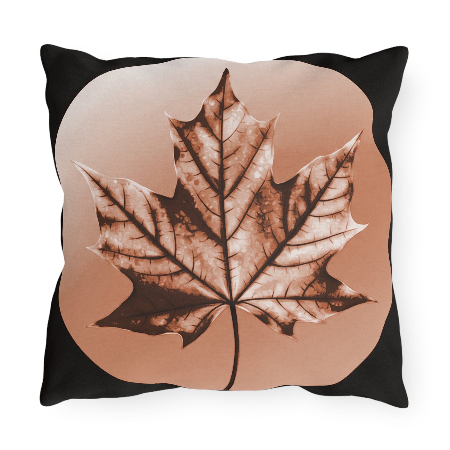 Soft Maple Leaf 16" x 16" Outdoor Pillow