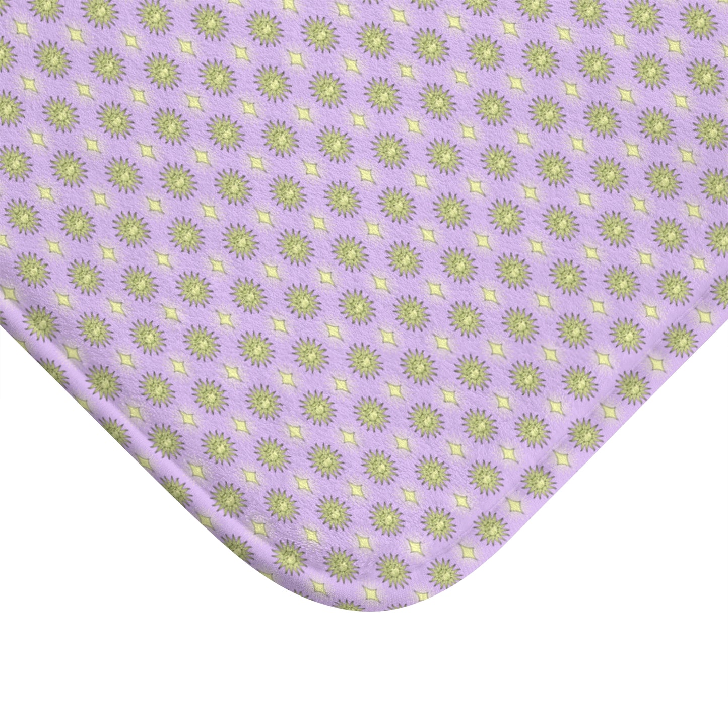 Magenta Star-crossed Bodies 34" x 21" Bath Mat