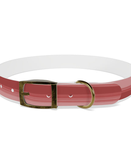 Power Red Wavey Extra Large Dog Collar