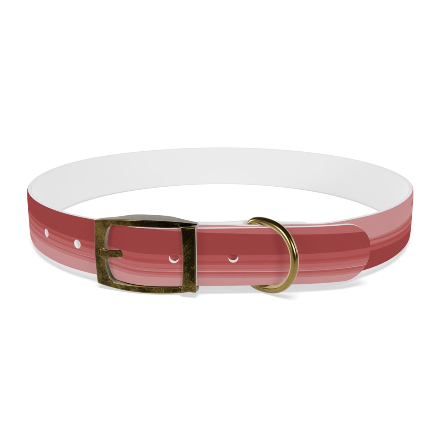 Power Red Wavey Extra Large Dog Collar