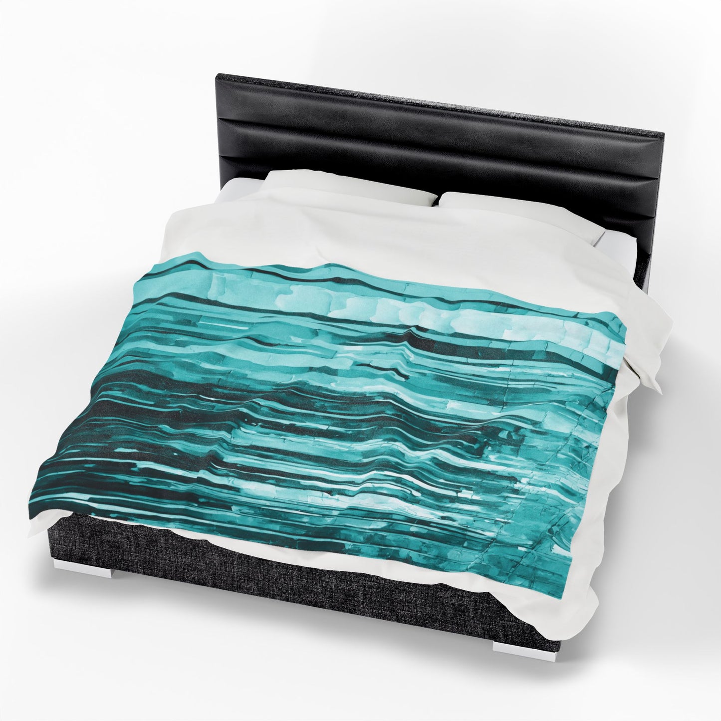 Striped Tif Velveteen Plush Blanket, 60" x 80"