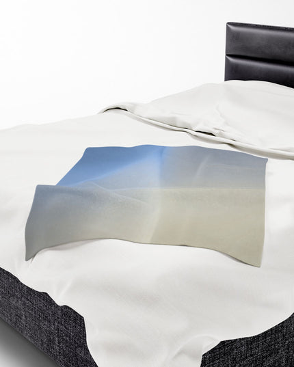 Cobalt Fade Velveteen Plush Blanket, 30" x 40"