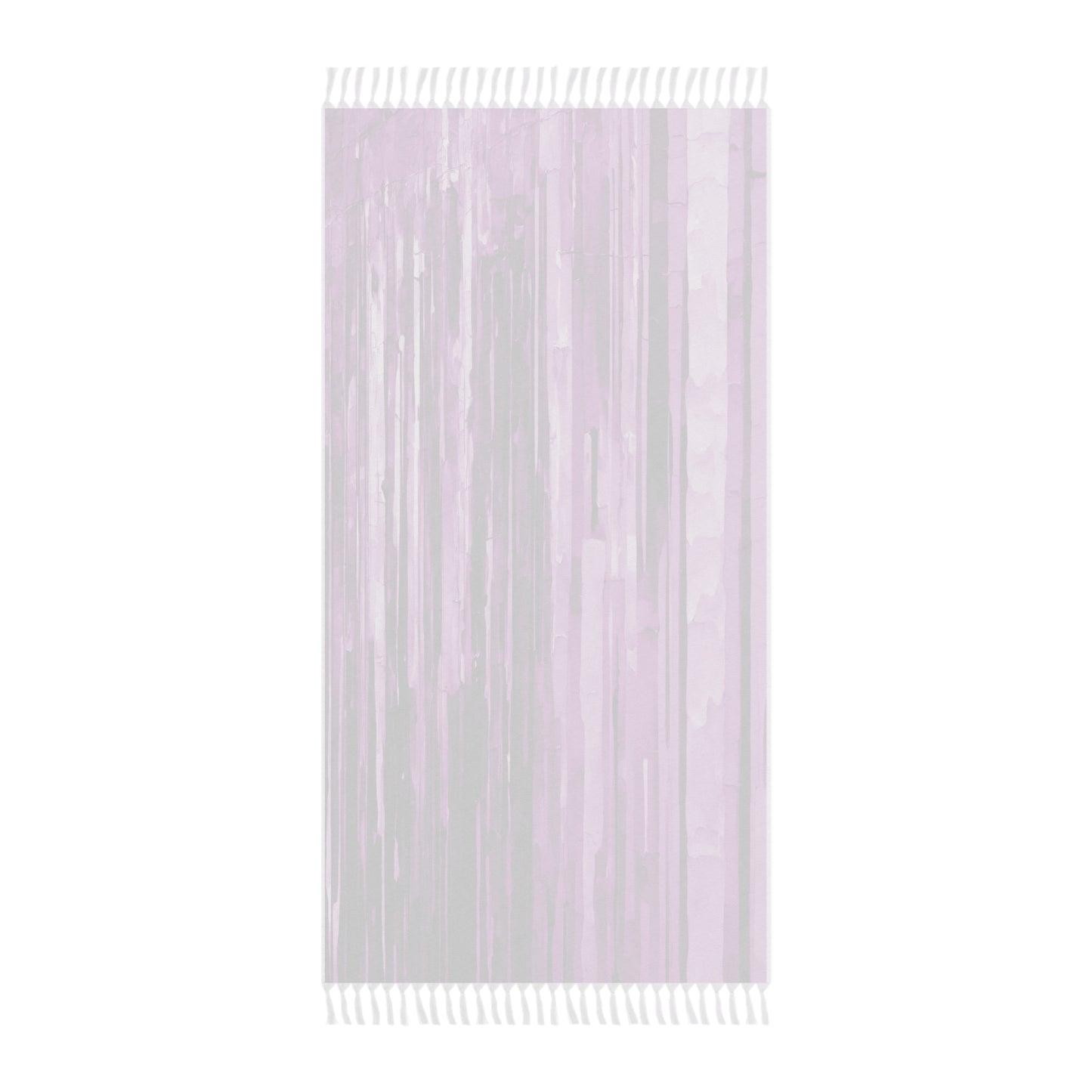Striped Powder Lavender 38" × 81" Boho Beach Cloth