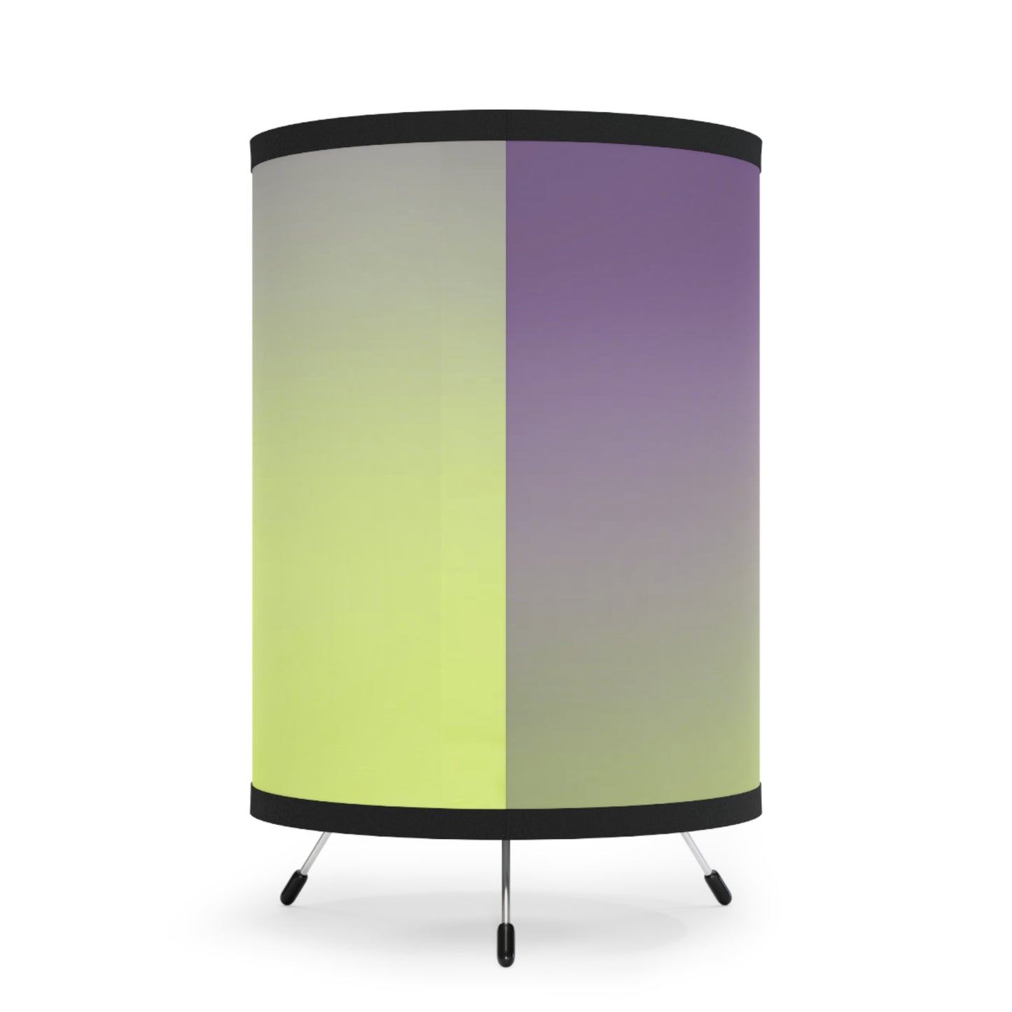 Purple Golden Fade Tripod Lamp with High-Res Printed Shade, US\CA plug